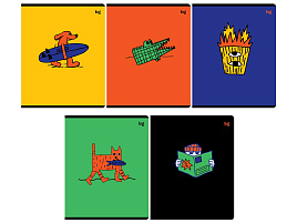 Тетрадь 48л.  Т5ск48 64178 "Детализация", печать пантоном