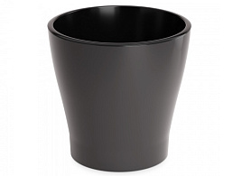Кашпо цветочное 3,6л Лея М8829 графит б/п