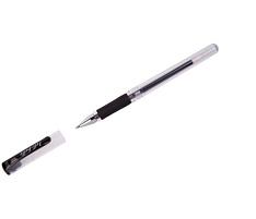 Ручка гел. Crown JBR-700B "Jell-Belle" черная, 0,5мм, грип