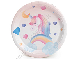 Тарелка бумажная 18см 777-397 №15 10шт