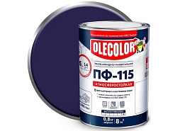Эмаль ПФ-115 светло-фиолетовая 0,8кг Olekolor