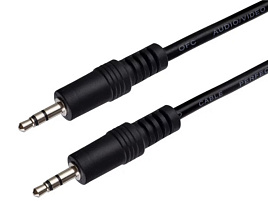 Кабель PERFEO J2101 Jack 3.5 мм вилка - Jack 3.5 мм вилка, длина 1 м.