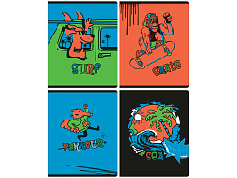 Тетрадь 48л.  Т5ск48 12257 "Уйти в отрыв", неоновый пантон, 3 цвета