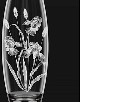 Ваза 966-Г Ирисы 26см