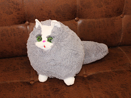 Мягкая игрушка Кот круглый 40см Б.28