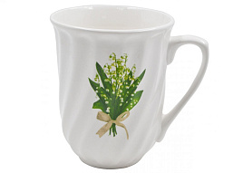 Кружка 225мл k9w-6478 Ландыши