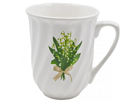 Кружка 225мл k9w-6478 Ландыши