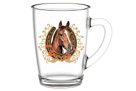 СГ Кружка стекло 300мл 334-Д Символ года 2026