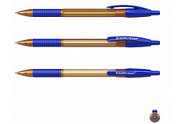 Ручка Erich Krause 58090 автоматическая R-301 Amber Matic&Grip 0.7, цвет чернил синий