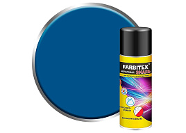 Эмаль-аэрозоль синяя  520мл Farbitex 5005