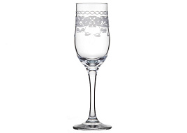 Набор бокалов для шампанского 6шт 160/07-01/5812 Флёр new 200мл