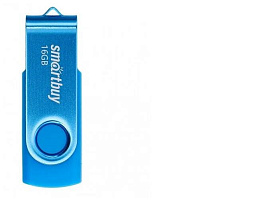 Флеш-драйв Smart Buy 16Gb SB016GB2TWB Twist Blue голубой 4185