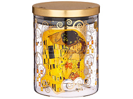 Банка для сыпучих стекло 850мл 887-139 Поцелуй