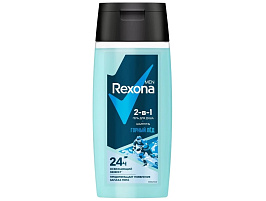 Гель для душа мужской Rexona 450мл 2в1 Горный лед