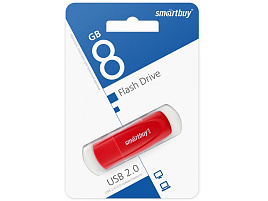 Флеш-драйв Smart Buy 8Gb SB008GB2SCR Scout Red красный 4031