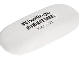 Ластик Berlingo BLc_00750 "Eraze 750", овальный, термопластичная резина, 57*28*12мм (большой)