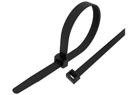 Хомут пластик 2,5*100 нейлон Rexant (25шт.) 07-0101-25/7160 черный
