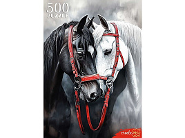 Пазл 500эл. Влюбленные лошади Ф500-8718