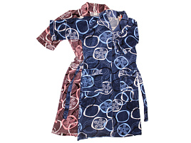 Белье халат жен. №1 велюр 58р-р