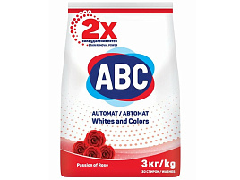 Стиральный порошок ABC  3кг автомат Роза