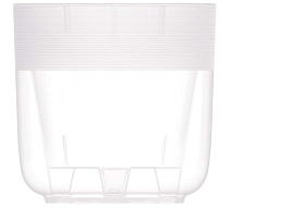 Кашпо цветочное 2,7л Линель М8401 прозрачное с/п