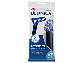 Станок для бритья Deonica мужской одноразовый 2лезвия 5шт.Standart