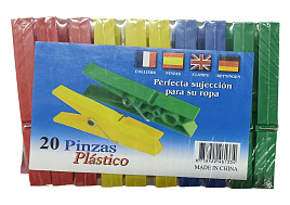 Прищепки пластик 12шт. КС-332/1334