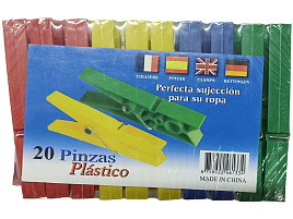 Прищепки пластик 12шт. КС-332/1334