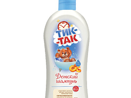 Шампунь Детский Тик Так 350мл.комп.персика и пантенол 1+ с куроком