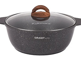 Жаровня 4л Kukmara жго41а/7106 granit ultra с/кр