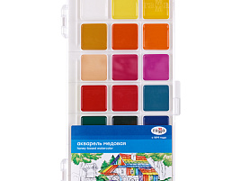 Краски 21цв. Гамма 1009197 Классическая медовая, без кисти, пластик, европодвес