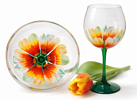 Бокал для вина 306-Н9Д Бутон. Тюльпан 650мл 1шт
