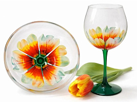Бокал для вина 306-Н9Д Бутон. Тюльпан 650мл 1шт