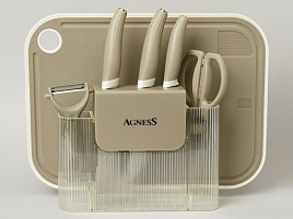 Набор кухонных пренадлежностей 7пр 671-030 серый