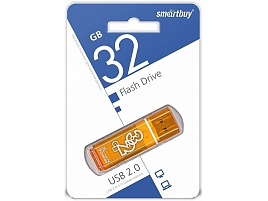 Флеш-драйв Smart Buy 32Gb SB32GBGS-Or "Glossy"  USB 2.0 оранжевый 1121