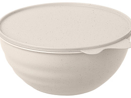 Миска пластик 2,8л 431296830/7947 Вэйв светло-серый