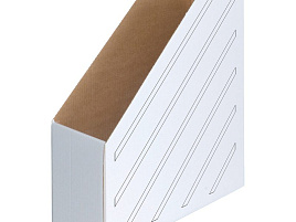 Накопитель документов Стойка OfficeSpace 225421 100мм белый