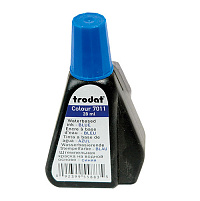 Штемпельная краска Trodat 7011с синяя(на водной основе)
