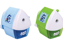 Точилка механическая Мульти-Пульти MS_10467 "Енот на крыше", цвета в асс., пласт. корпус, инд. упак.