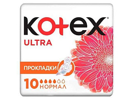 Прокладки Kotex Колор ультра драй нормал 4к.10шт.2621
