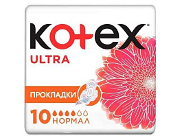 Прокладки Kotex Колор ультра драй нормал 4к.10шт.2621