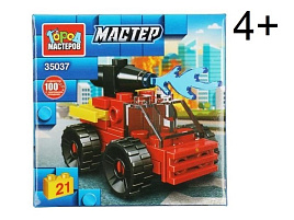 Конструктор Брик 35037-JS Пожарная машина 21дет