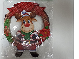 Панно картонное SMR-18151-1 Венок "Олень"