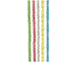 Мишура М-119 красная