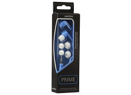 Наушники SMARTBUY SBE-140 PRIME, плоский каб, синие