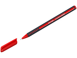 Ручка Berlingo 07285 "Triangle Twin", красная, 0,7, игольчатый стержень