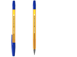 Ручка Brauberg 143451 "M-500 ORANGE TONE", СИНЯЯ, корпус тонированный оранжевый, узел 0,7 мм, линия письма 0,35 мм