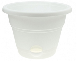Кашпо цветочное 2л Венеция 000923 белое с/п