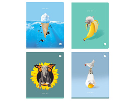 Тетрадь 48л.  Т5ск48_лм_вл 12285 "Ирреальность", матовая ламинация, выб. лак