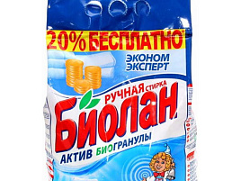 Стиральный порошок Биолан Ручной 2400г.Эконом Эксперт (Казань)